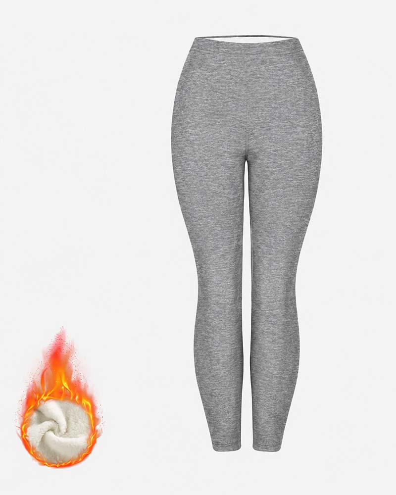 Winter Dick Hohe Taille Warme Leggings Yogahosen