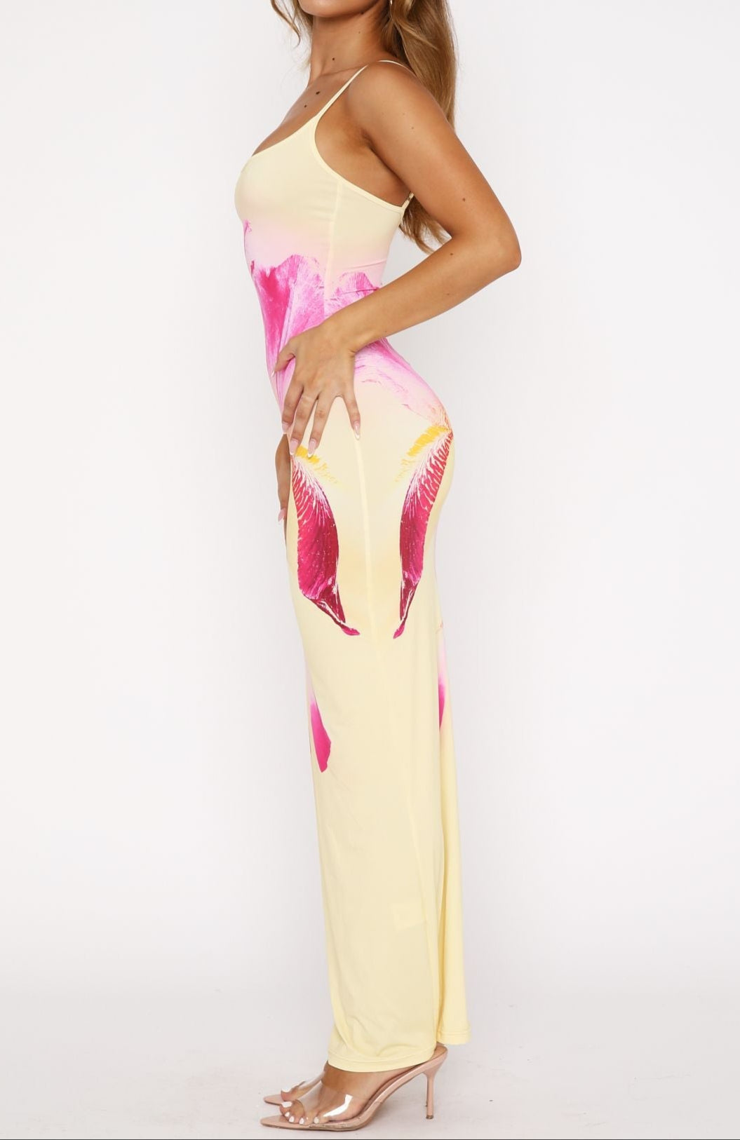 Jazmín Maxikleid – Zitronengelb