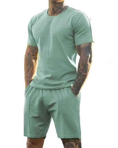 Set Rundhals Casual Sportlich