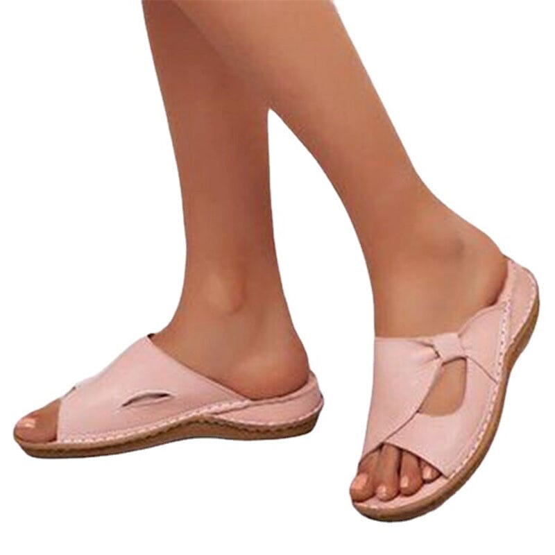 Frauen lässige tägliche bequeme Slip-On-Sandalen