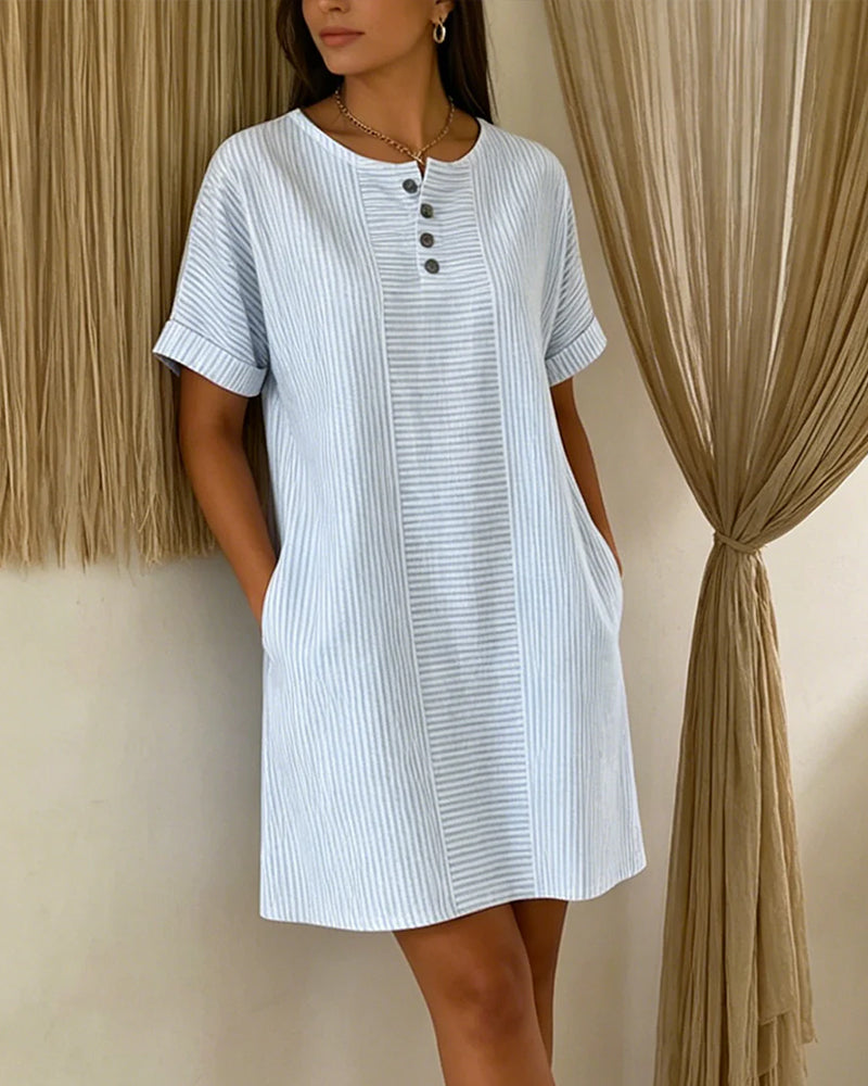 Kleid Kurzarm Shift