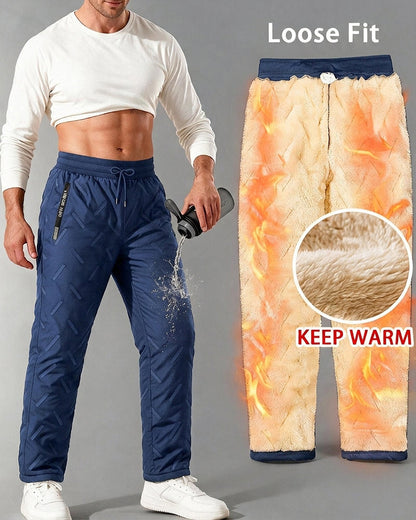 Herrenhose Warme Tasche Kordelzug