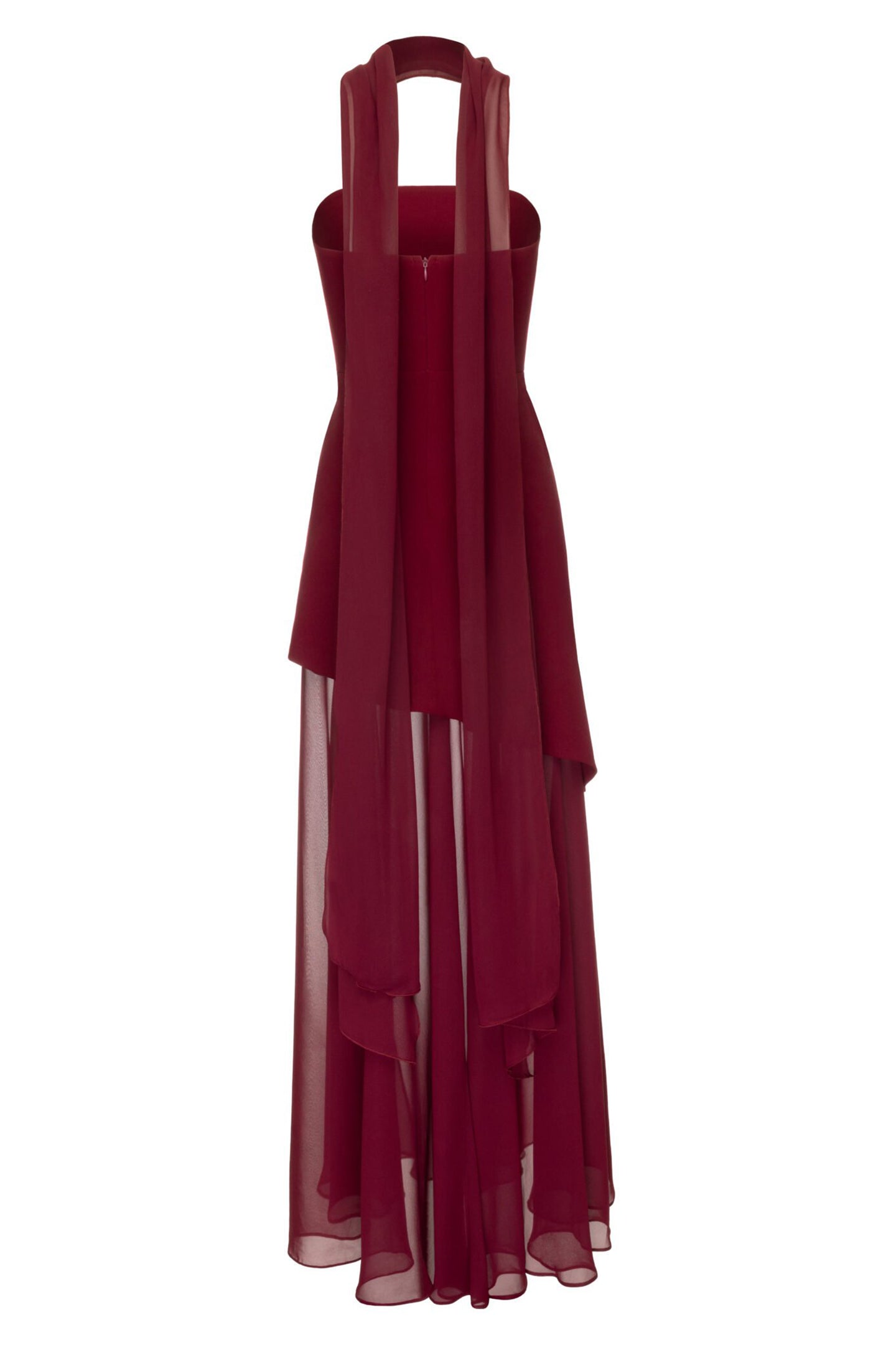 Maxi Dress with Side Slit and Halter Neck for Women - Orsola