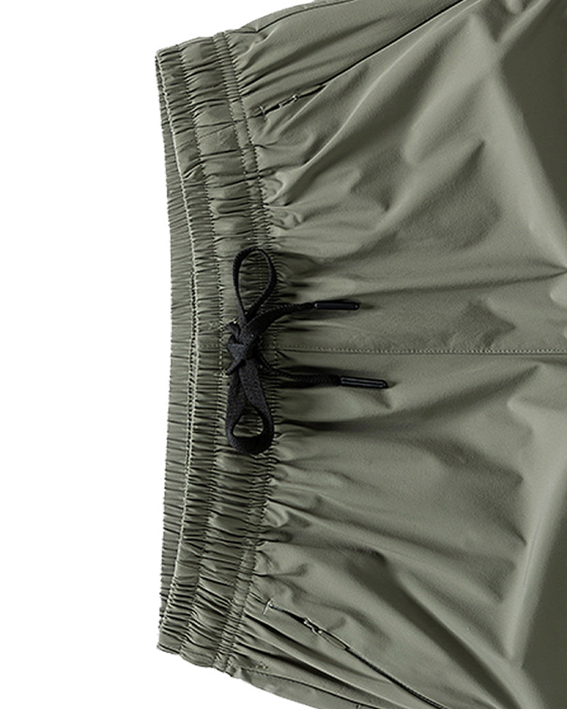 Shorts Männer Elastischer Bund Tasche Schnelltrocknend Eis-Seide Sport