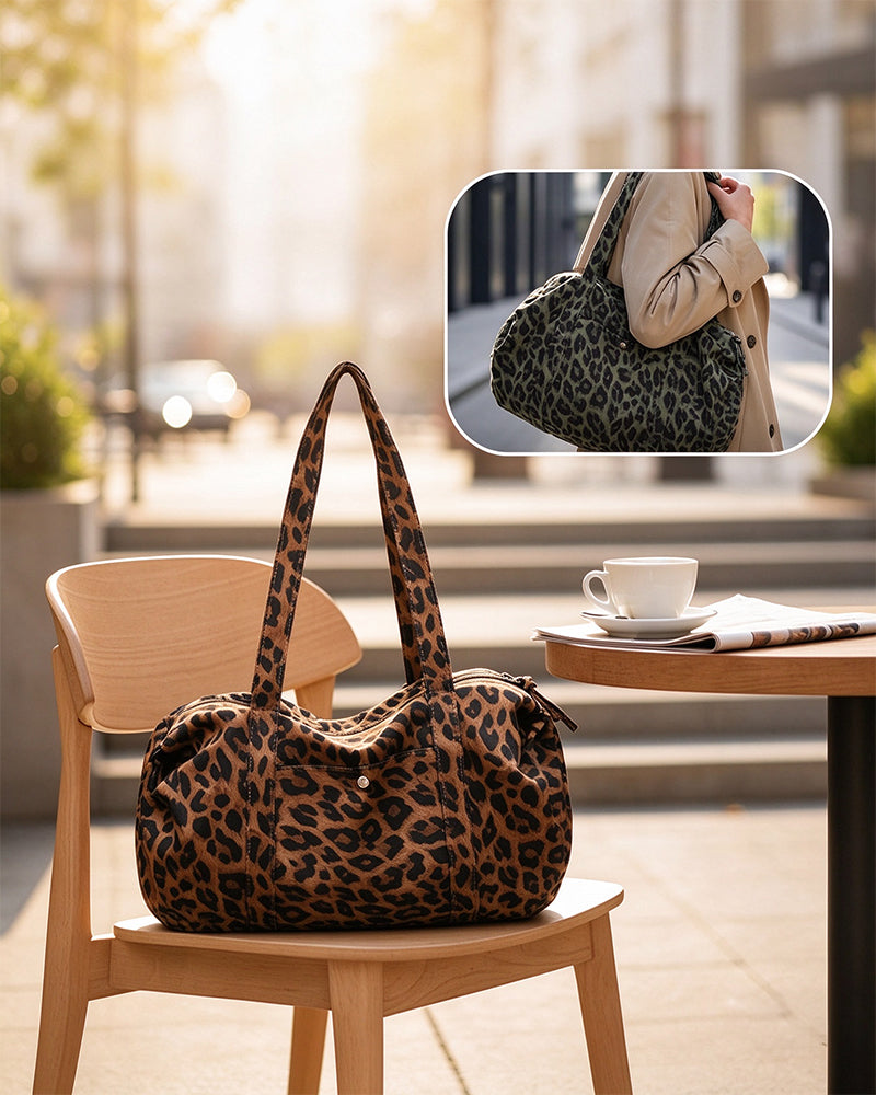 Tasche Große Kapazität Leopardenmuster Tote