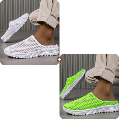 👟 50% Rabatt: Atmungsaktive Mesh-Slipper | Bequem & leicht für Haus, Garten & Sommer ☀️