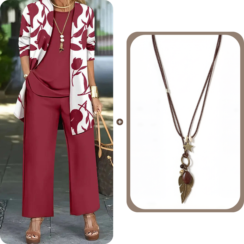 💃🔥 50% RABATT 💥 Damen 3-teiliges Outfit Set – lässig, bequem & perfekt für jeden Tag ✨