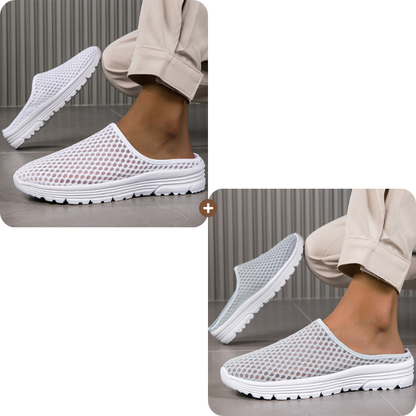 👟 50% Rabatt: Atmungsaktive Mesh-Slipper | Bequem & leicht für Haus, Garten & Sommer ☀️