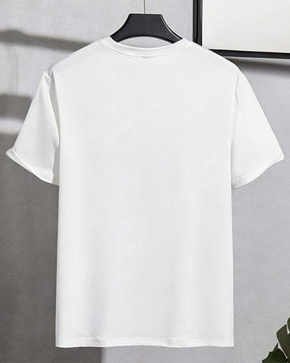 Herren T-Shirt Baumwolle Buchstabenprint