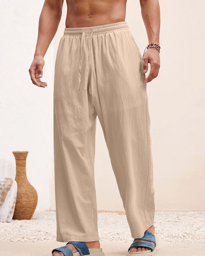 Hose Herren Lässig Gerades Bein