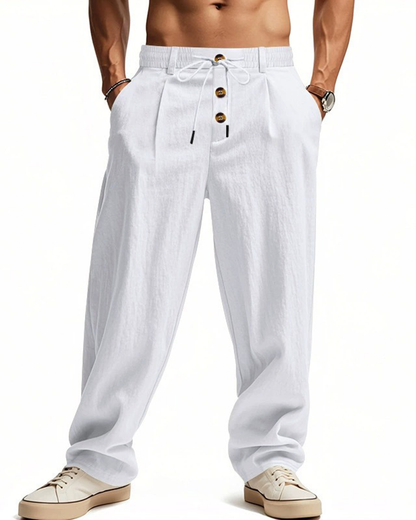 Hose Casual Unifarben Gerades Bein