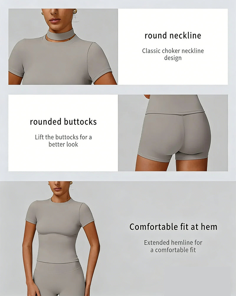 Set Kompression Kurzarm Yoga