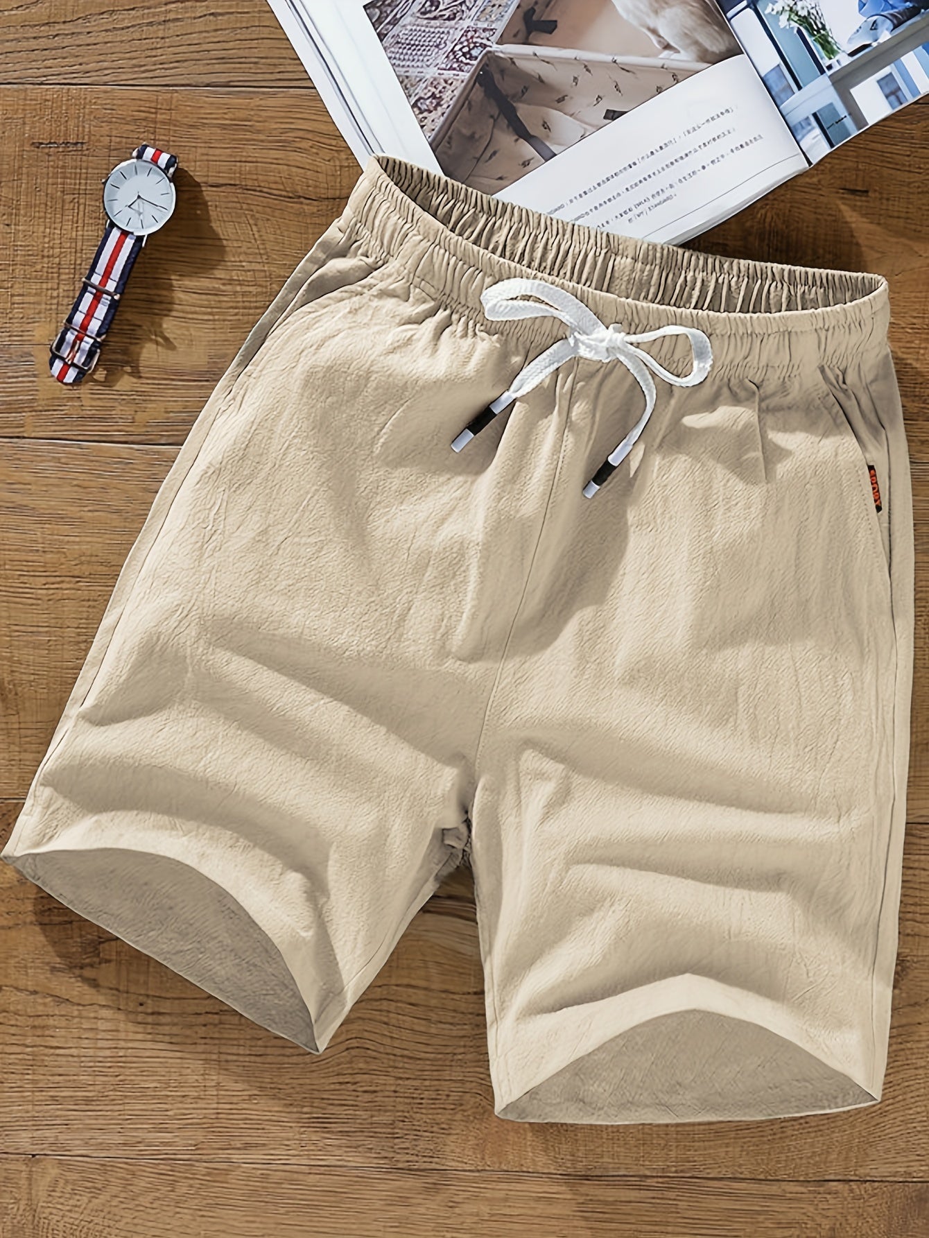 Sand linen shorts – Felix