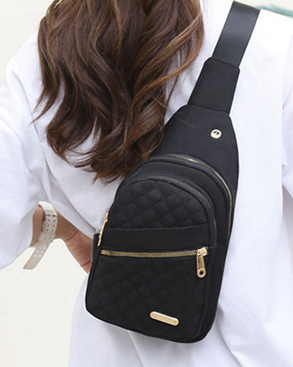 Tasche Damen Mode Bestickt Gesteppt Brust