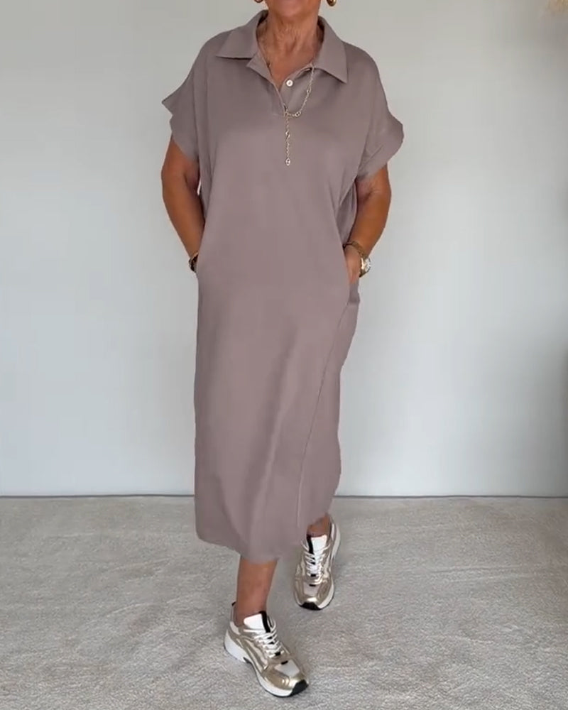 Kleid Casual Locker Polokragen