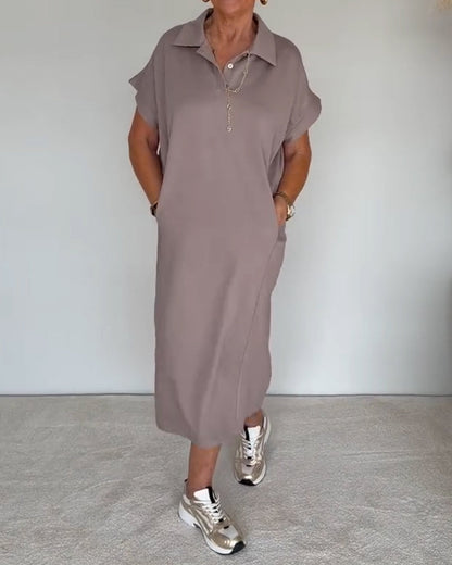 Kleid Casual Locker Polokragen