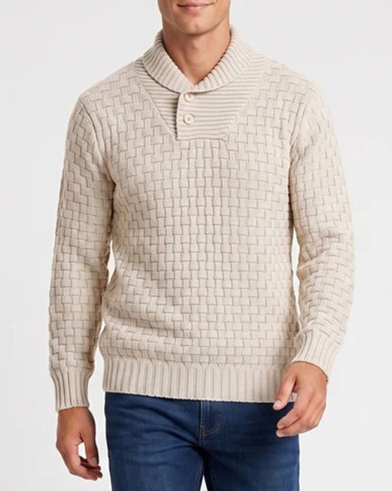 Pullover Herren Kariert Lässig