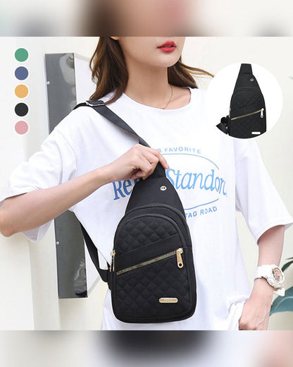 Tasche Damen Mode Bestickt Gesteppt Brust