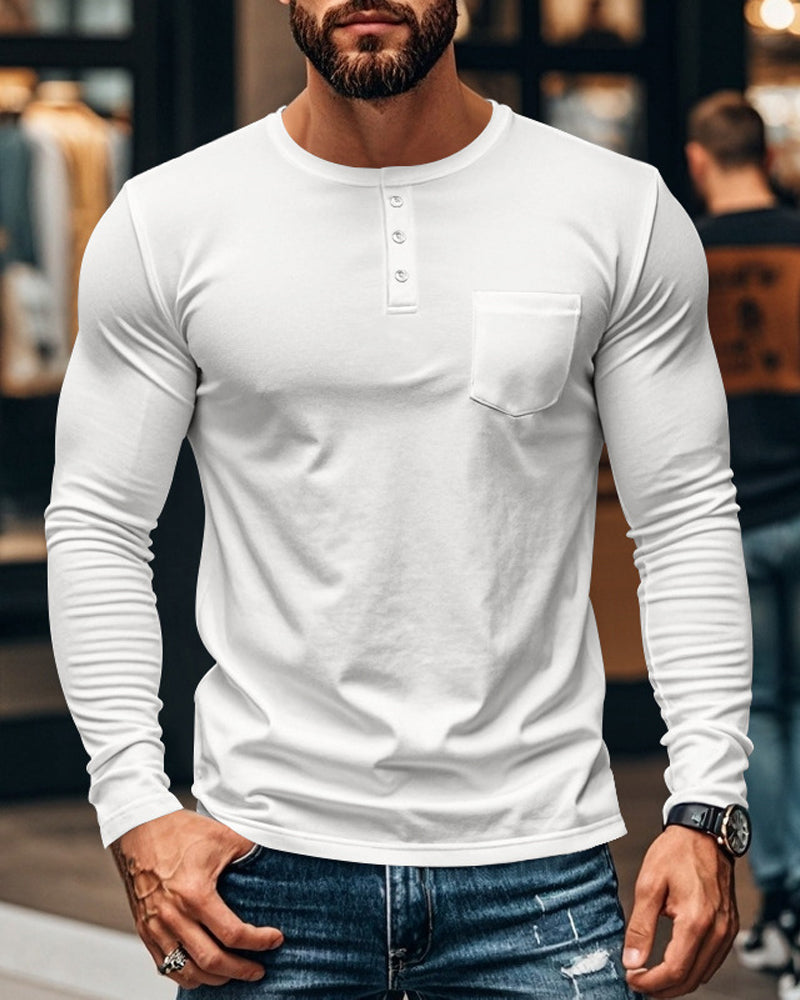 Top Atmungsaktiv Pullover Langarm Herren