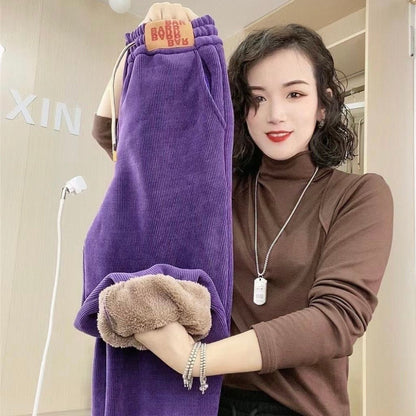 Fleece Lined Jogger Sweatpants for Women - Immacolata