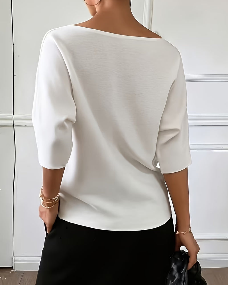 Top Off-the-Shoulder 3/4-Arm