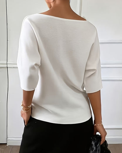 Top Off-the-Shoulder 3/4-Arm