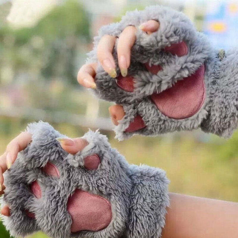 Warme Handschuhe Mit Bärentatze