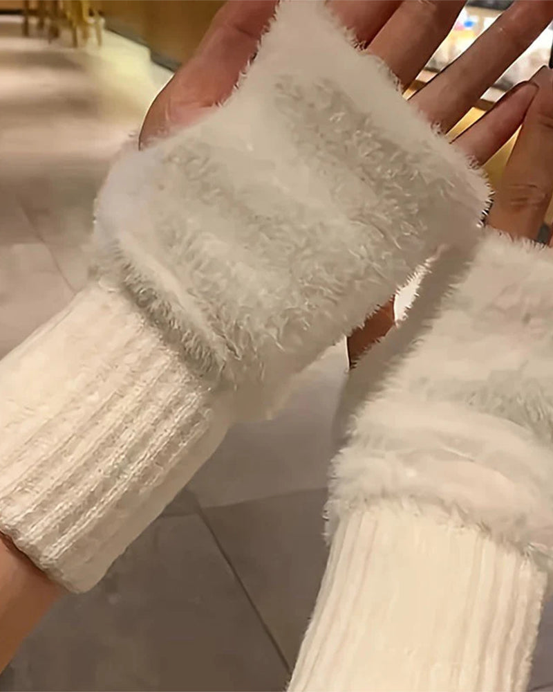 Handschuhe Unifarben Modisch Warm