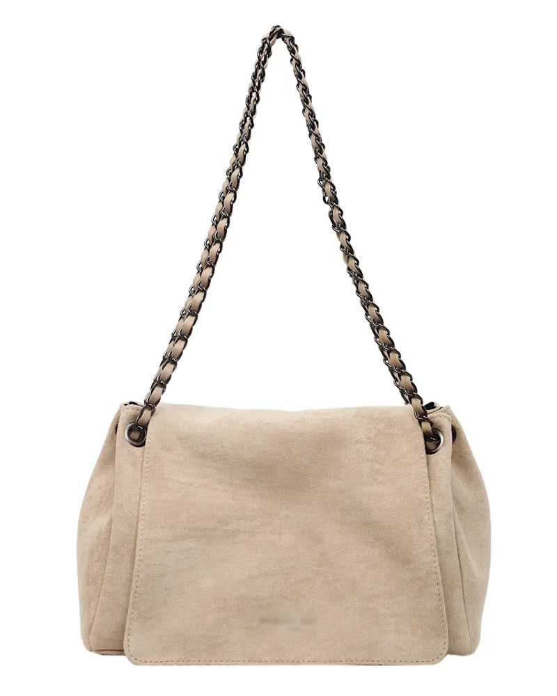 Tasche Einfach Wildleder Umhängetasche Schulter