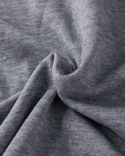 Hoodie Einfarbig Lässig Kurzarm