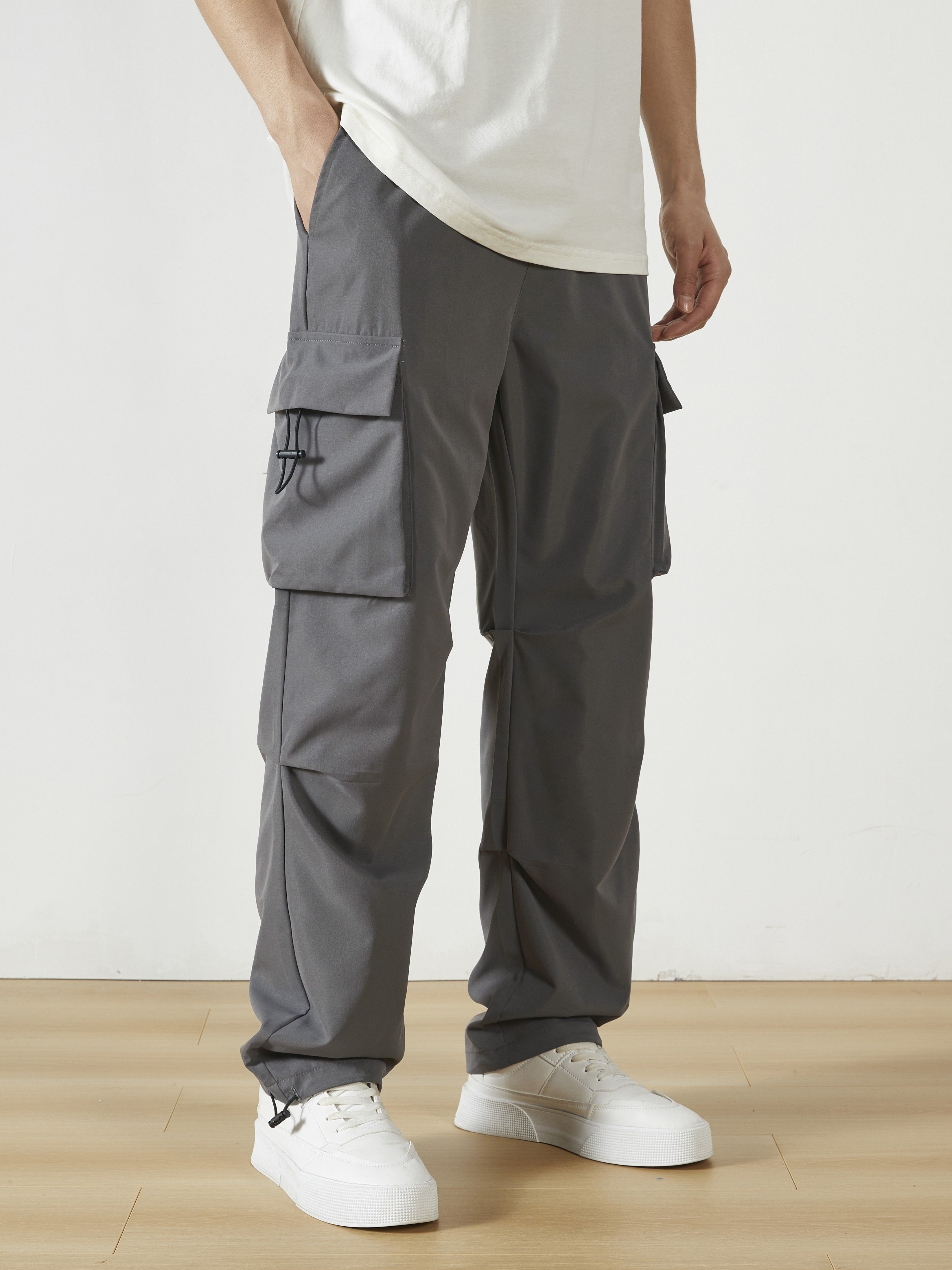 Beige Cargo Pants mit Taschen - Noah