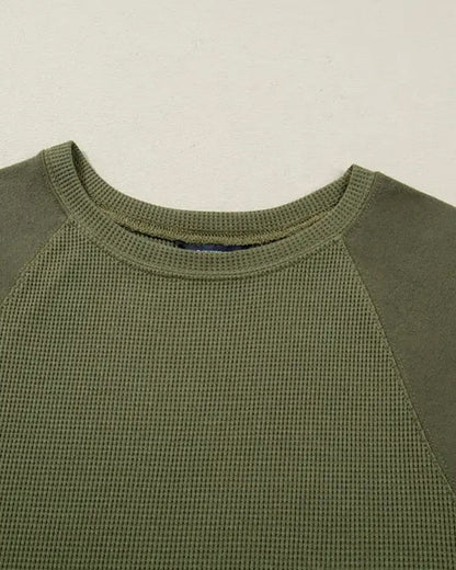 T-Shirt Einfarbig Dreiviertelärmel