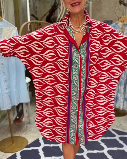 Kleid Bohemian Hemd