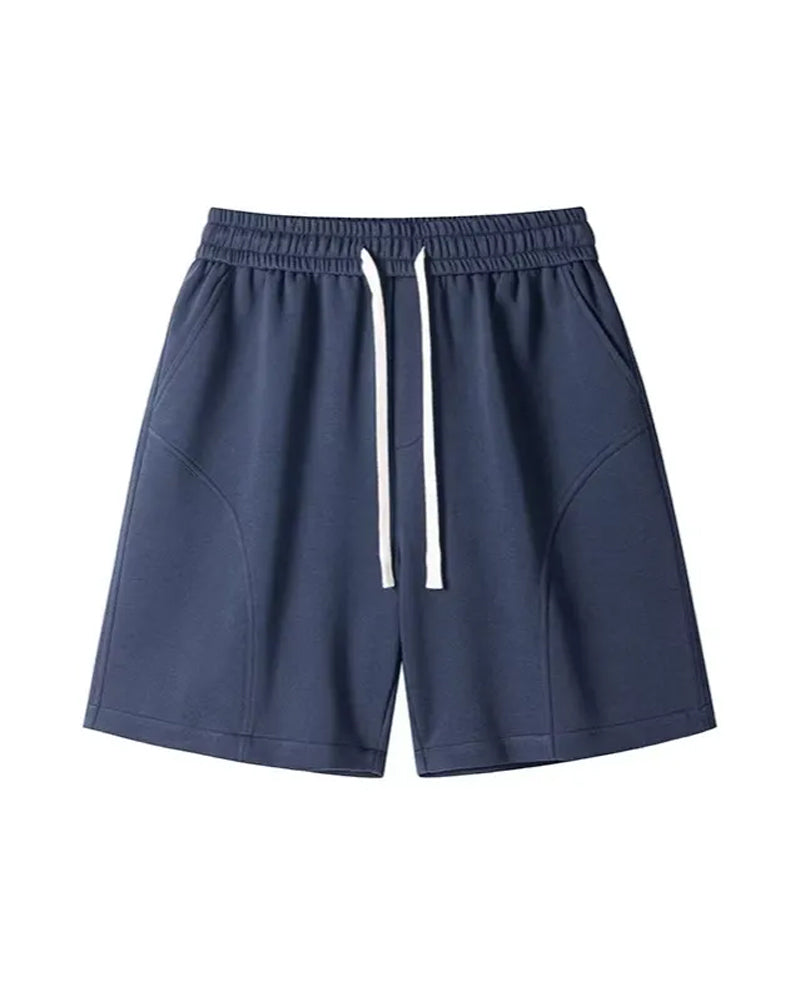 Shorts Lässig Gerades Bein Kordelzug Bermuda