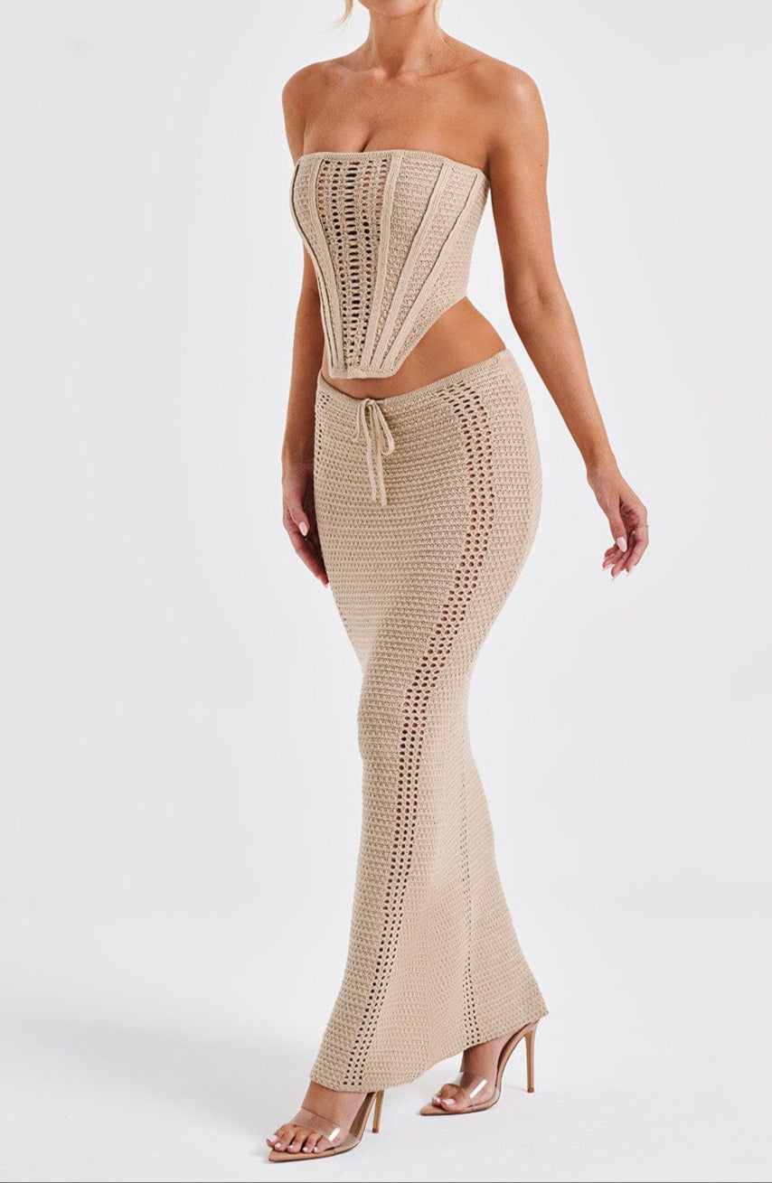 Giacinta Maxi Rock - Beige