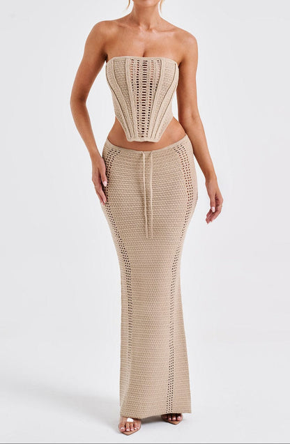 Giacinta Maxi Rock - Beige