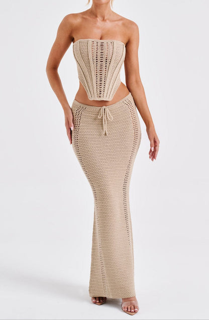 Giacinta Maxi Rock - Beige