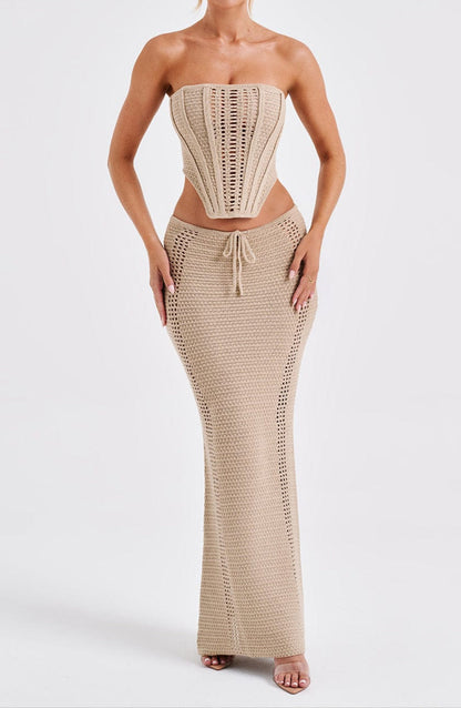 Giacinta Maxi Rock - Beige