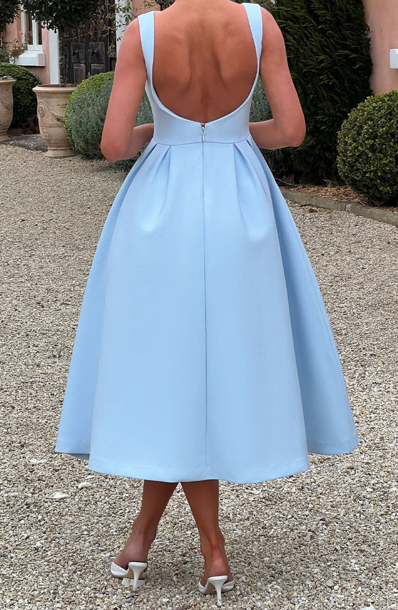 Marisa Midikleid - Blau