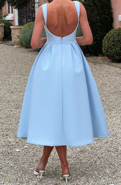 Marisa Midikleid - Blau