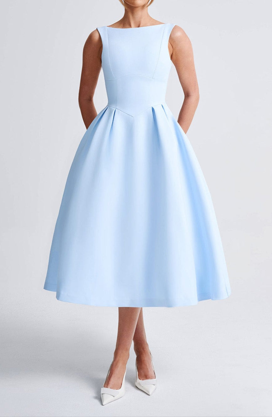 Marisa Midikleid - Blau