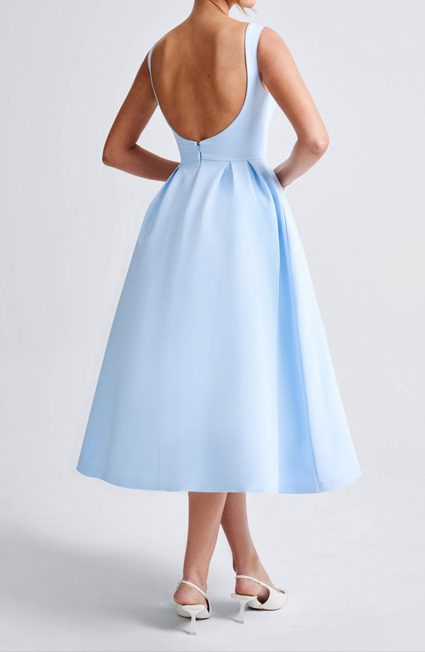 Marisa Midikleid - Blau