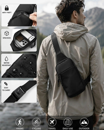 Diebstahlsichere Everyday-Slingbag – Leichter Crossbody-Reiserucksack