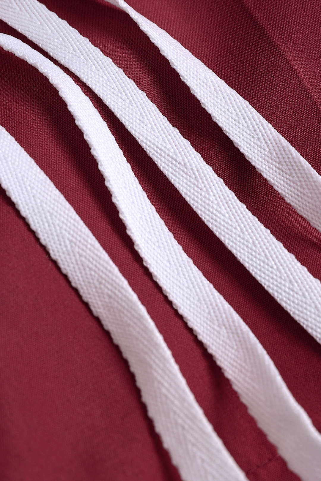 Mehrfarbige 90er Patchwork Hosen mit Schleifen Detail