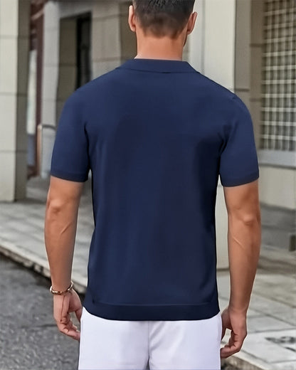 Shirts Durchbrochen Gestrick Knopf