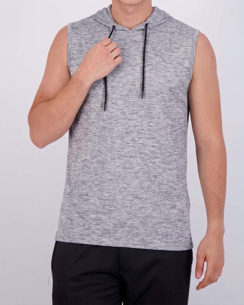 Tank Top Ärmellos Kapuze Sport