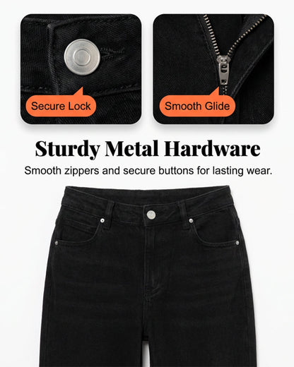 Jeans Locker Gerades Bein