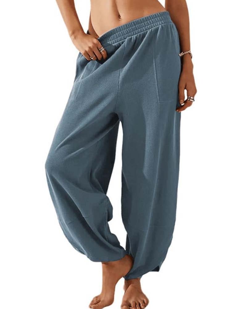 Hose Elastische Taille Harem