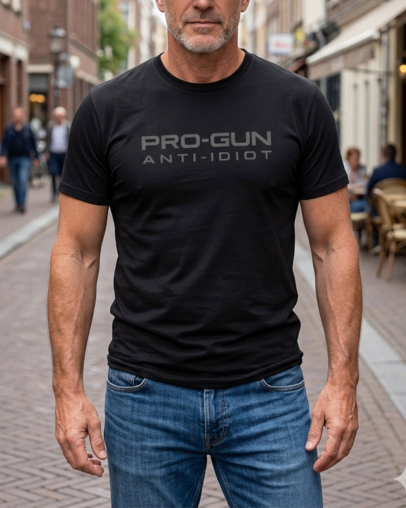 T-Shirt Herren Buchstabenprint Rundhals Kurzarm