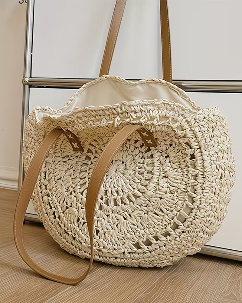 Tasche Handgeflochten Stroh